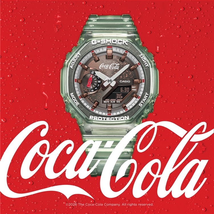 【G-SHOCK】コカ・コーラ140周年を記念したコラボモデル！