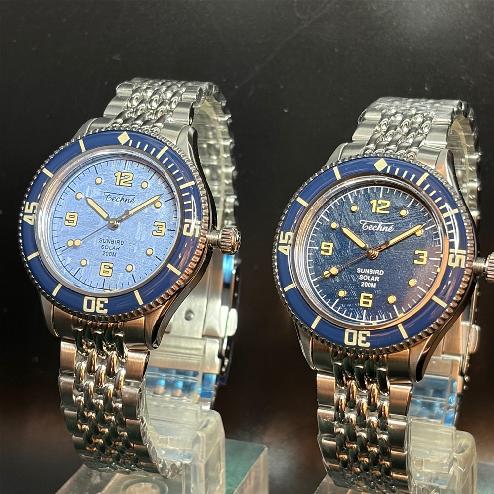【TECHNE（テクネ）】ソーラー仕様のダイバーズウォッチ