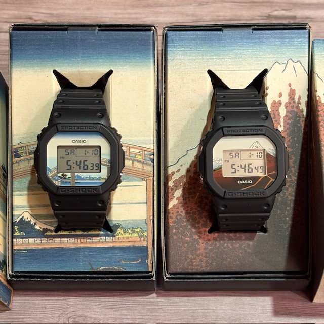 【G-SHOCK】葛飾北斎「富嶽三十六景」モチーフ第２弾