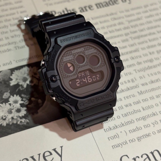 【G-SHOCK】クラシック×オールブラックのイケてる１本。