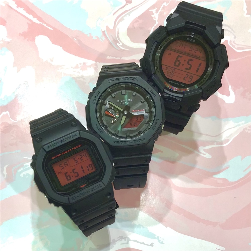 【G-SHOCK】黒と赤の世界へ....!