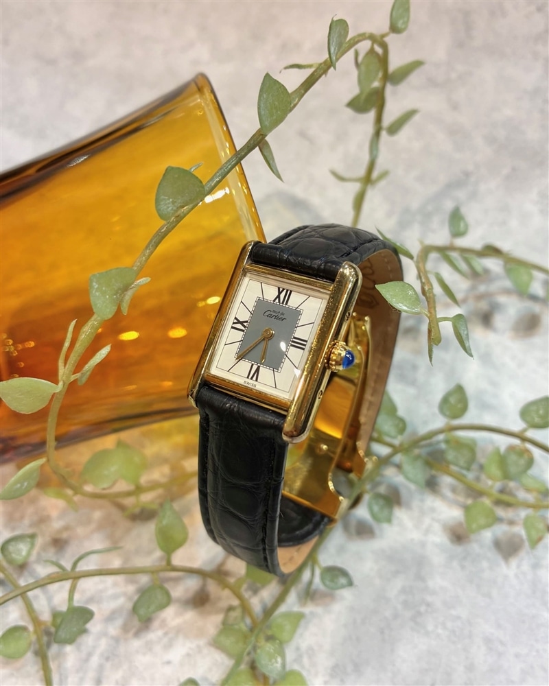 【新潟店】ヴィンテージウォッチ Cartier センターグレーモデル入荷