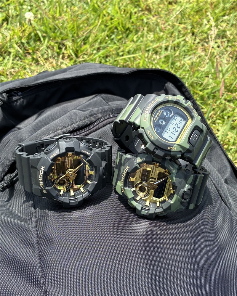シンプルな夏コーデに映えるG-SHOCK BOLD KAMO Series