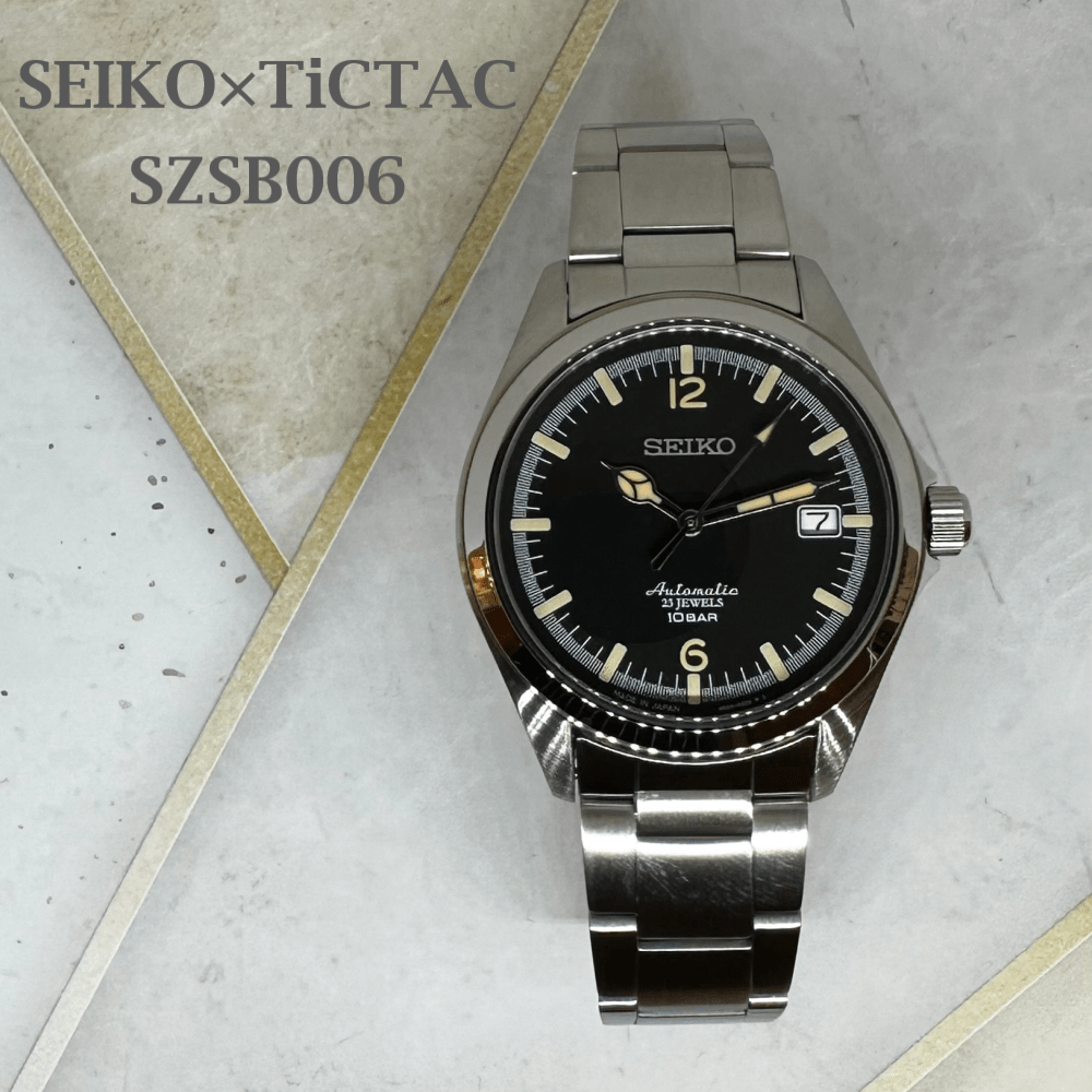 【SEIKO×TiCTAC】再入荷！35周年記念コラボレーション SZSB006 のご紹介！