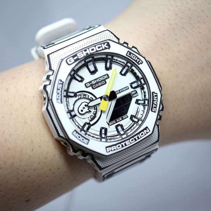 【G-SHOCK】まるで漫画の世界から飛び出してきたみたい!!GA-2100MNG-7AJRレビュー