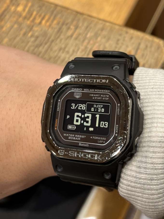 【G-SHOCKで睡眠計測】 DW-H5600を使ってみて