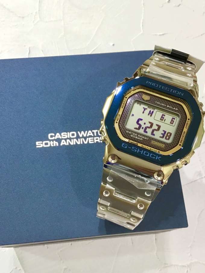 【G-SHOCK】CASIO WATCH 50TH ANNIVERSARYモデル