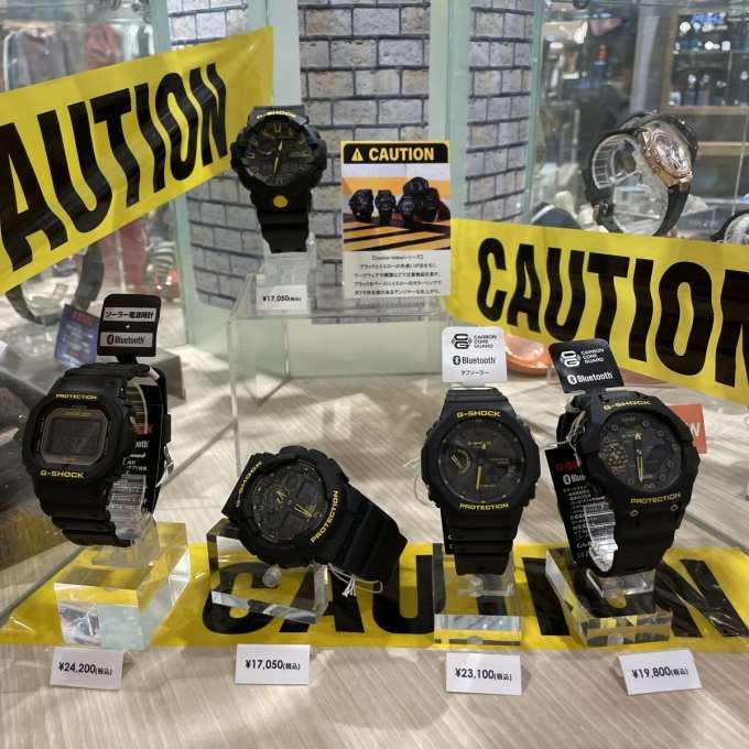 【G-SHOCK】Caution Yellow シリーズ！