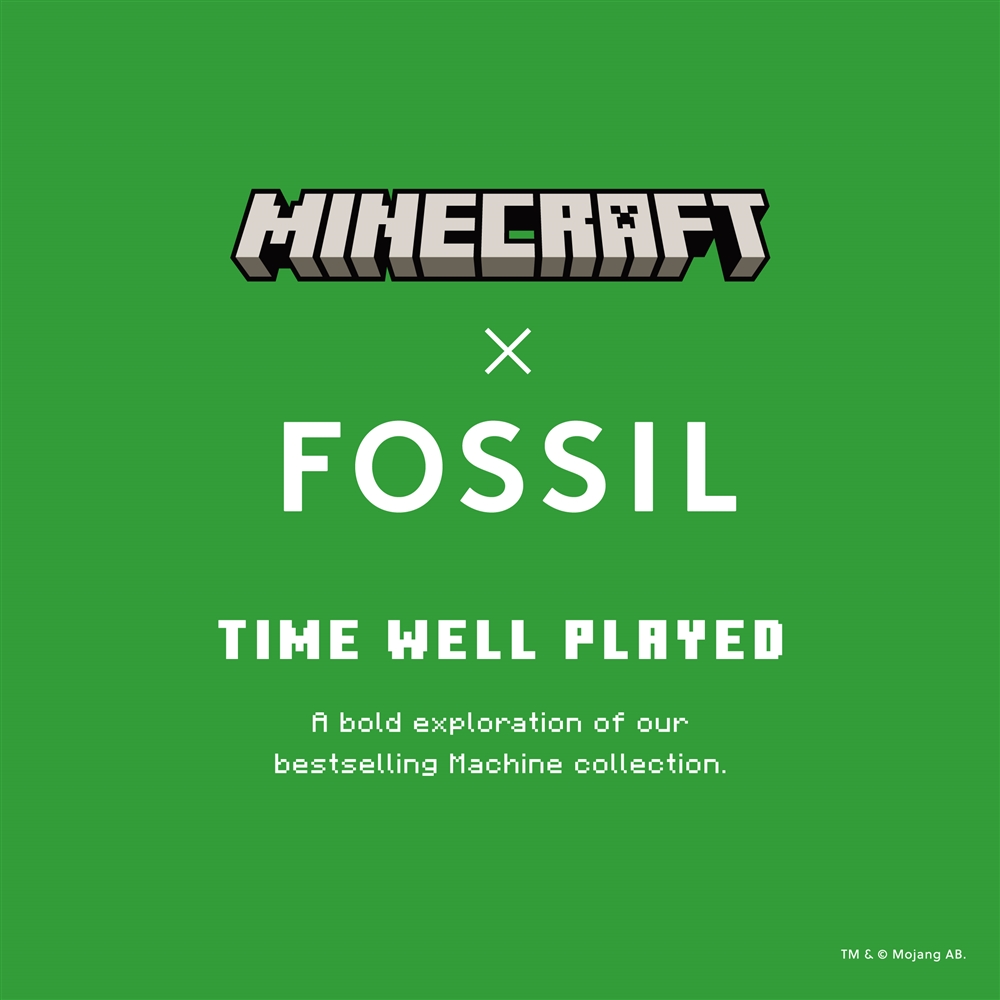 マインクラフト×FOSSIL