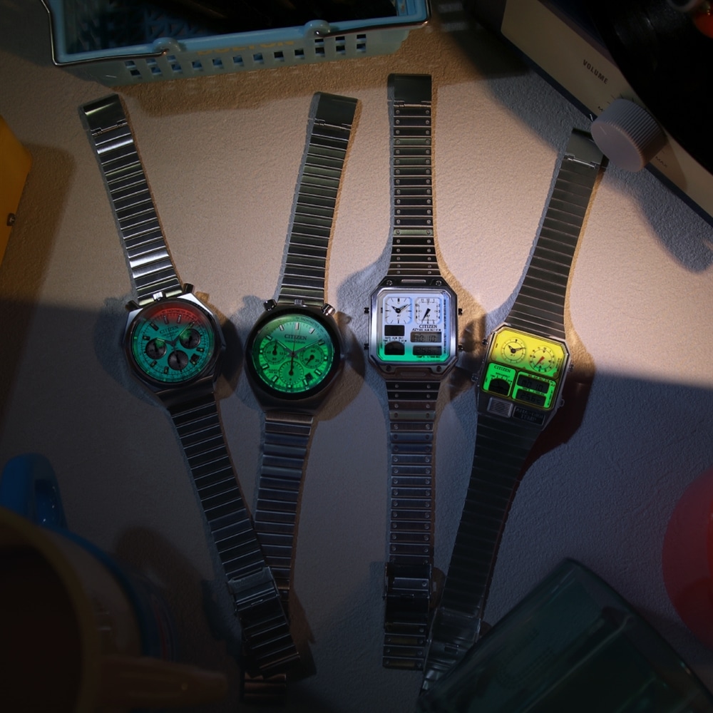 【RECORD LABEL】文字板全部が蓄光？！平成感あふれる限定モデルが登場！