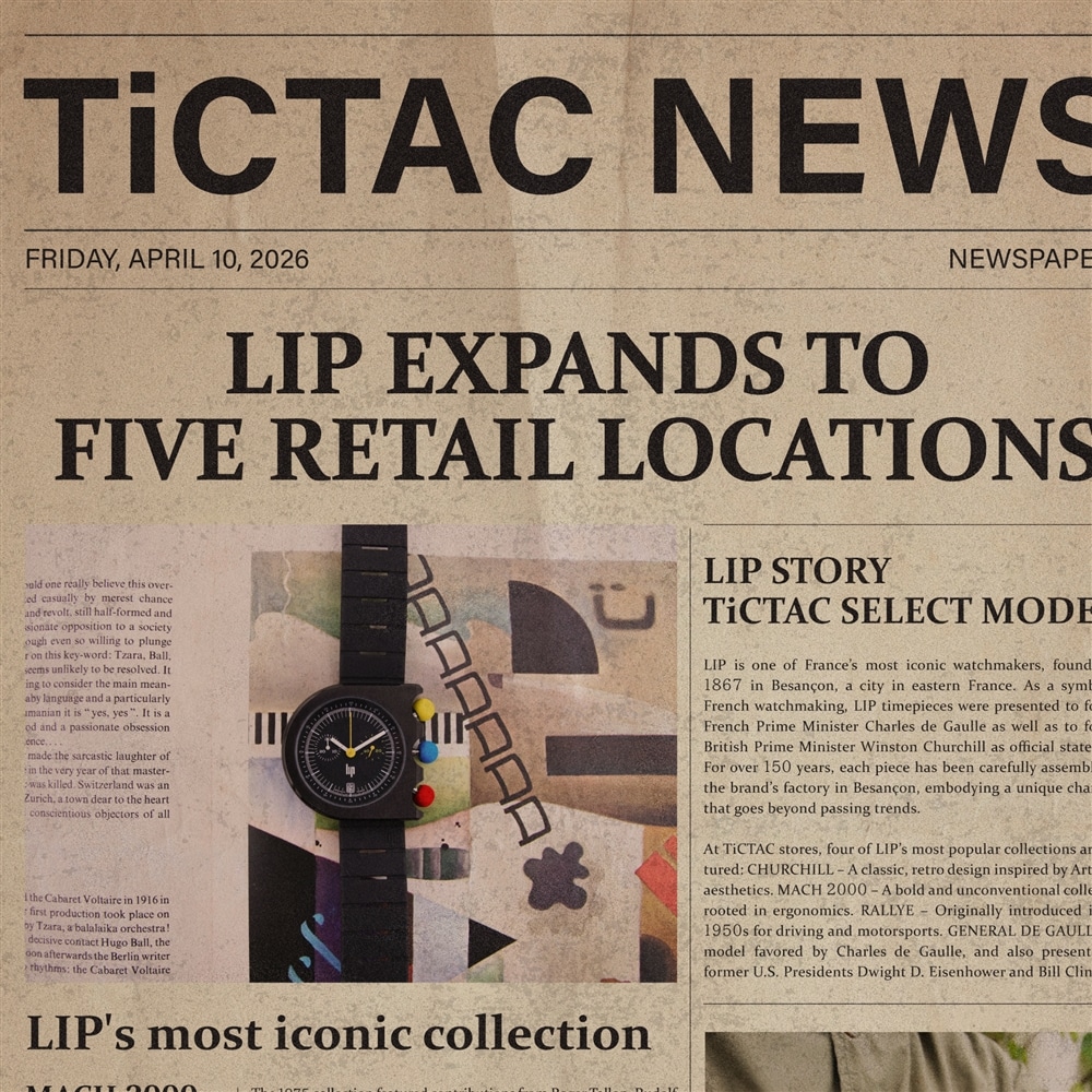 【LIP】フランスの名門ブランド、取扱店舗拡大！