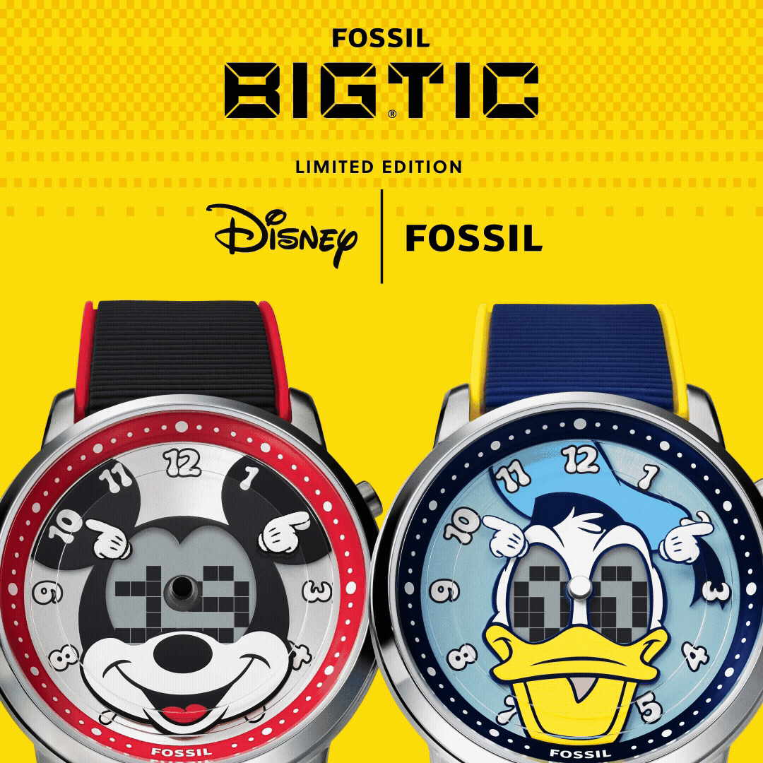 【DISNEY×FOSSIL】ディズニーのレガシーを表現した個性あふれるBig Ticが登場!