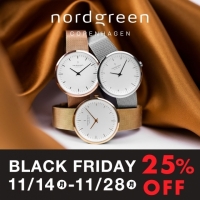 BLACK FRIDAY「nordgreen25％OFF」28日まで！