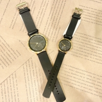 【Skagen】ブラックのダイヤルに上品なゴールドが映える上品な時計