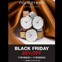 《nordgreen》25％off！BLACK FRIDAY【TiCTACミント神戸店】